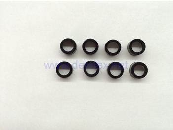 Syma X21 X21W X21-S Mini quadcopter parts Rubber ring set 8pcs - Click Image to Close